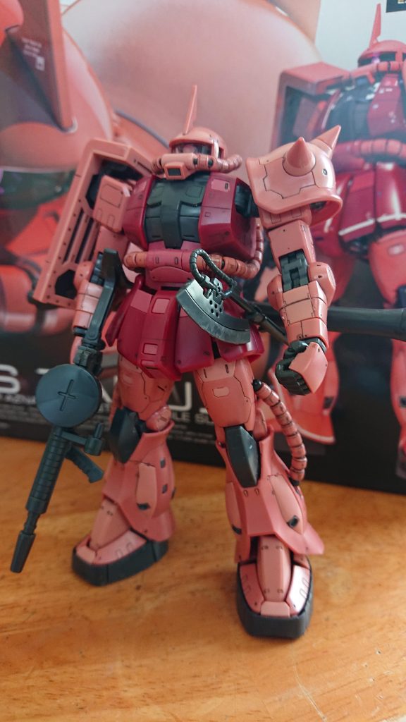 すみ入れ&素組ですな。十分いい✨