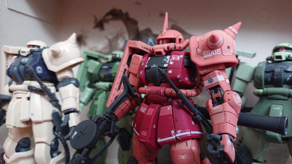 シール、つや消し処理後。全体像を撮り忘れた