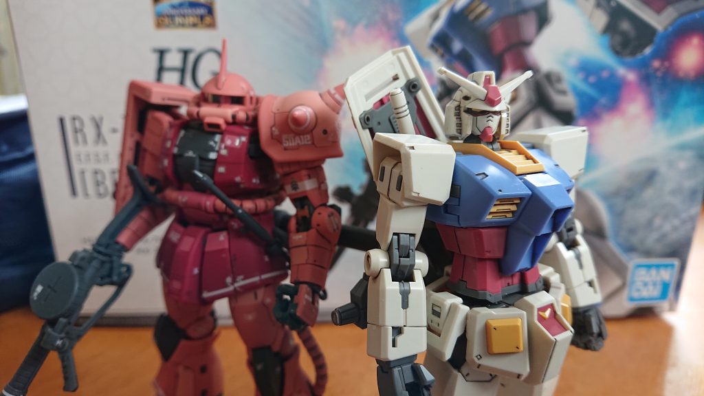 友情出演。BEYONDガンダム。スミ入れのみですが結構好き。太もも太いけどね(笑)