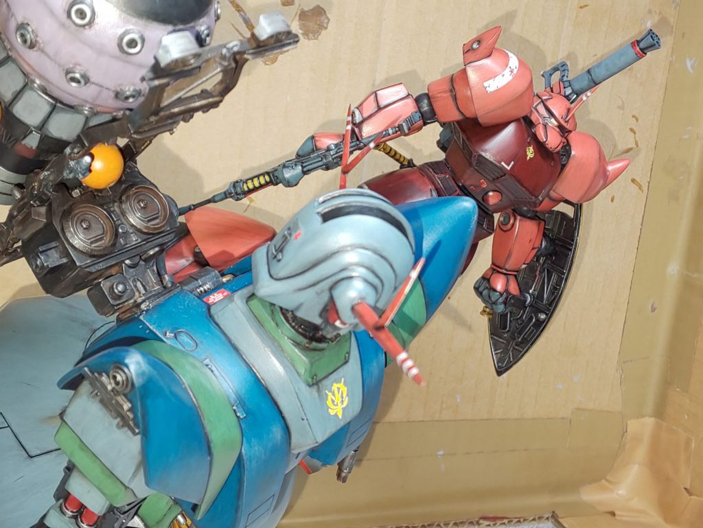 「ララァ、ジオングはどうだ？80％の完成度だと聞いているが…」