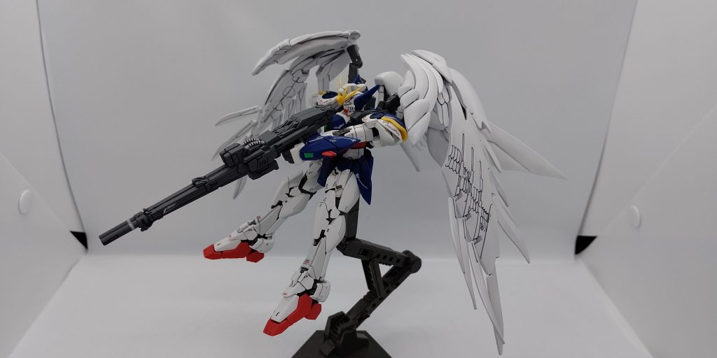 ツインバスターライフル発射体勢と言えば！な感じです。