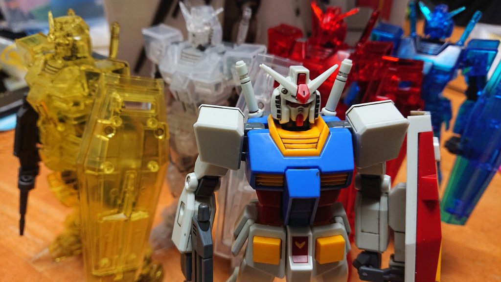 ５日間で５体のガンプラを作ったのはこれが初めてだった。