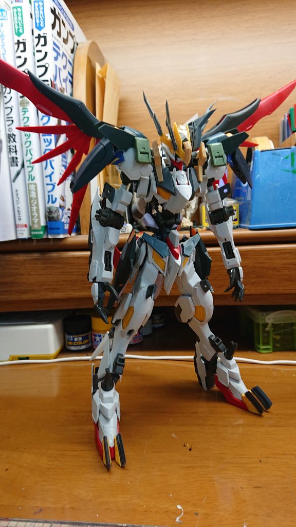 改造その4ウィング展開肩にパーツを追加