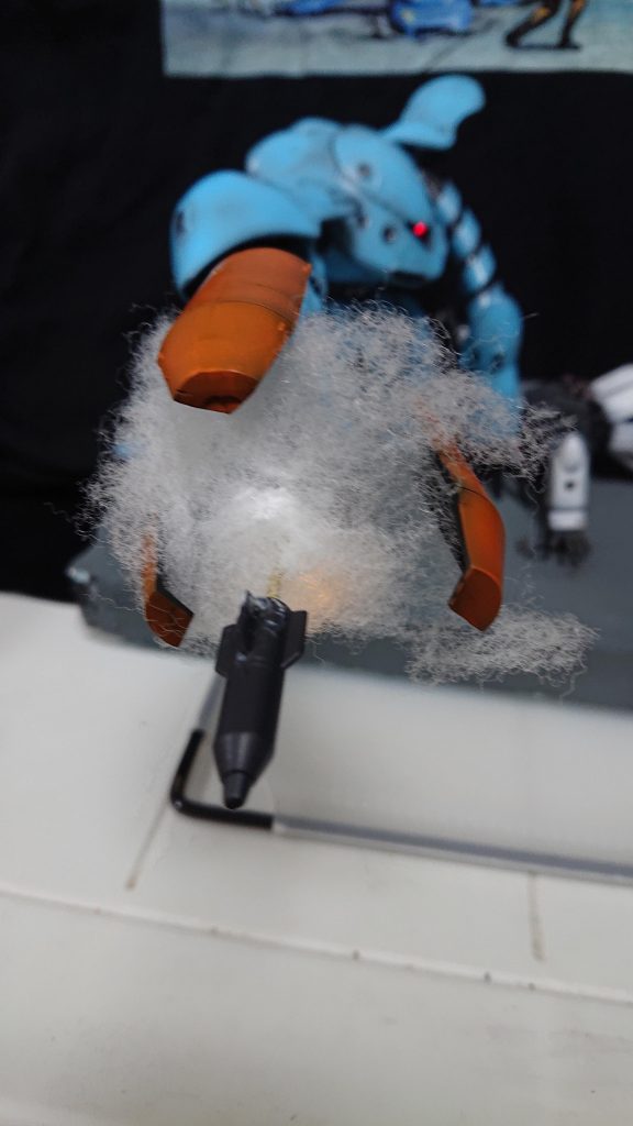 強引な取り付けですがエフェクトとしてはいいのでは?