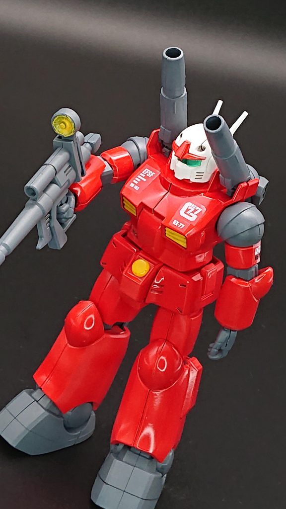 ガンキャノン合わせ目消してないのまるわかりだー 