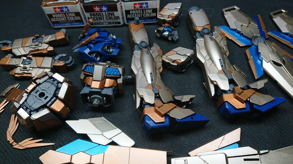 スミ入れ部分塗装してクリヤーコートして完成。最最後まで見て頂いてありがとうございます。