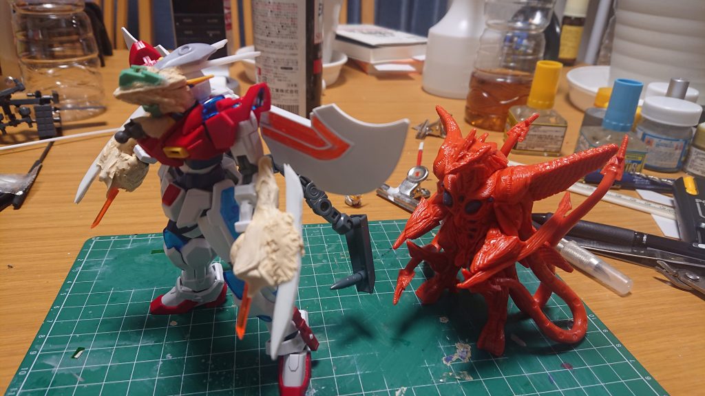 塗装前の状態だっぜ！ここら辺が一番わくわくするっぜ！！ちなみに塗装は嫌いだっぜ！！来年のリアルな課題だっぜ。。。😢