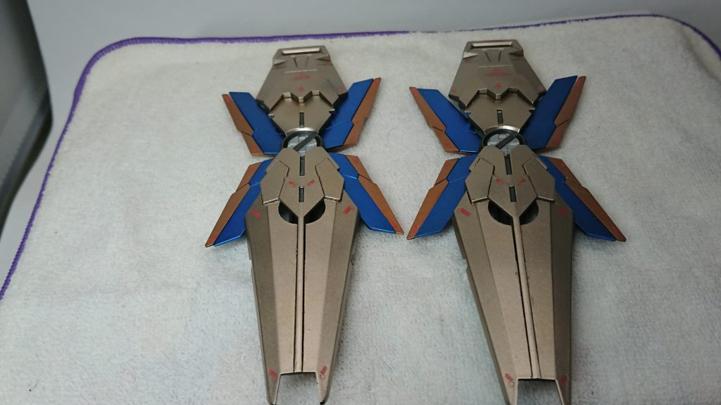 見えなくなるシールドの部分を仕上げる無駄な作業を💦