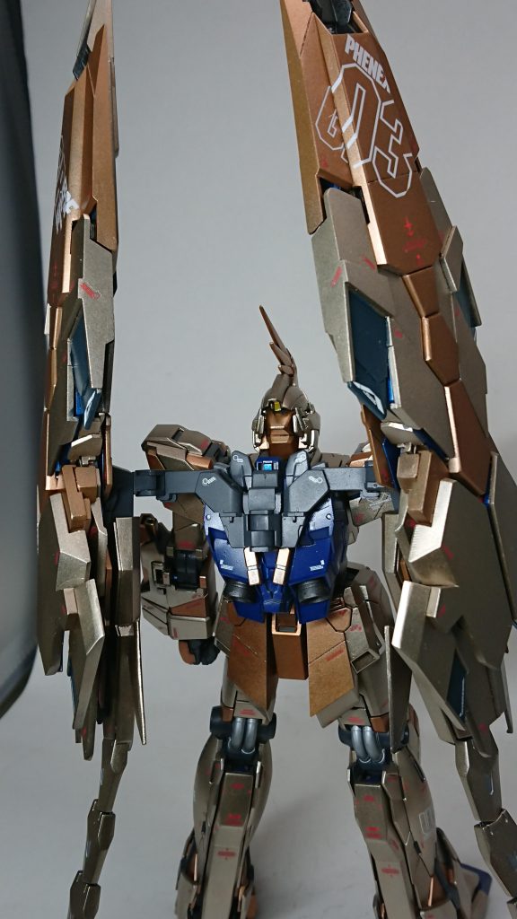 背面。ポーズを取らせるのは諦めました😥