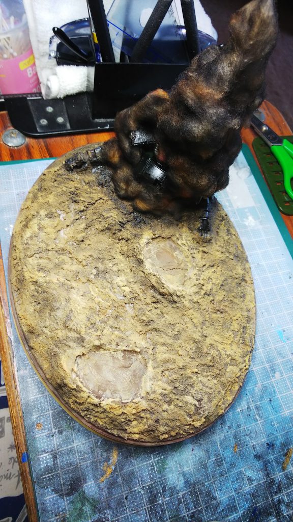 綿の山をホイップほとんど見えなくなってしまいました。