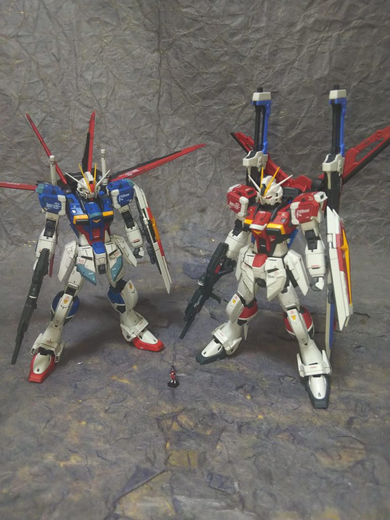 フォースインパルスガンダムとツーショット