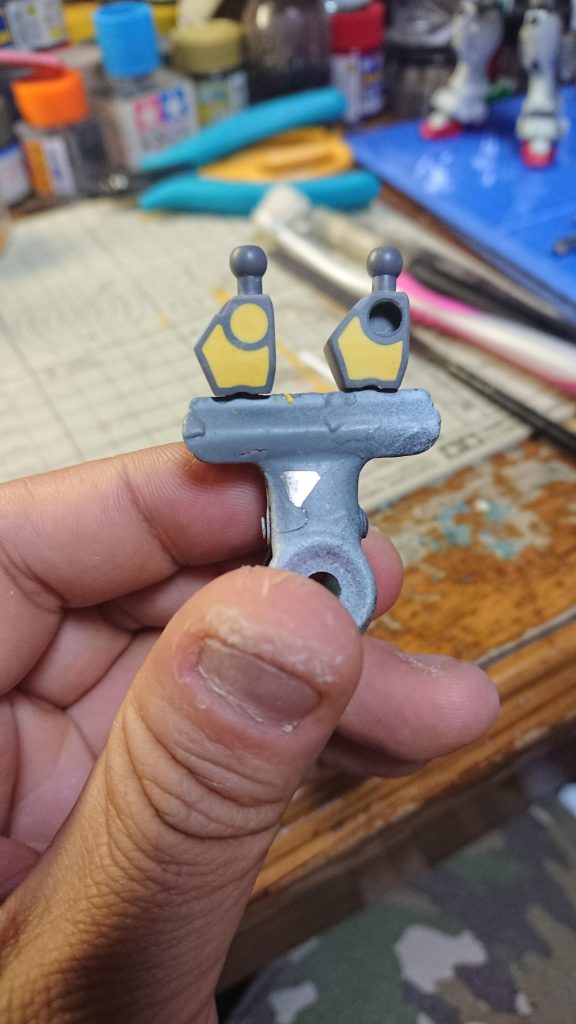 後は気になった肉抜きを処理したくらい。このキットは基本的な工作に終始するだけでもかなり見栄えよく仕上がる筈です。