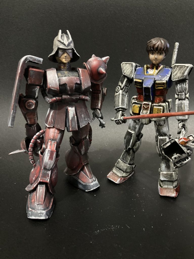 その力、ララァが与えてくれたかもしれんのだ、ありがたく思うのだな。貴様がララァを戦いに引き込んだ！前回製作した、「シャアが着用するザク」とツーショットです。