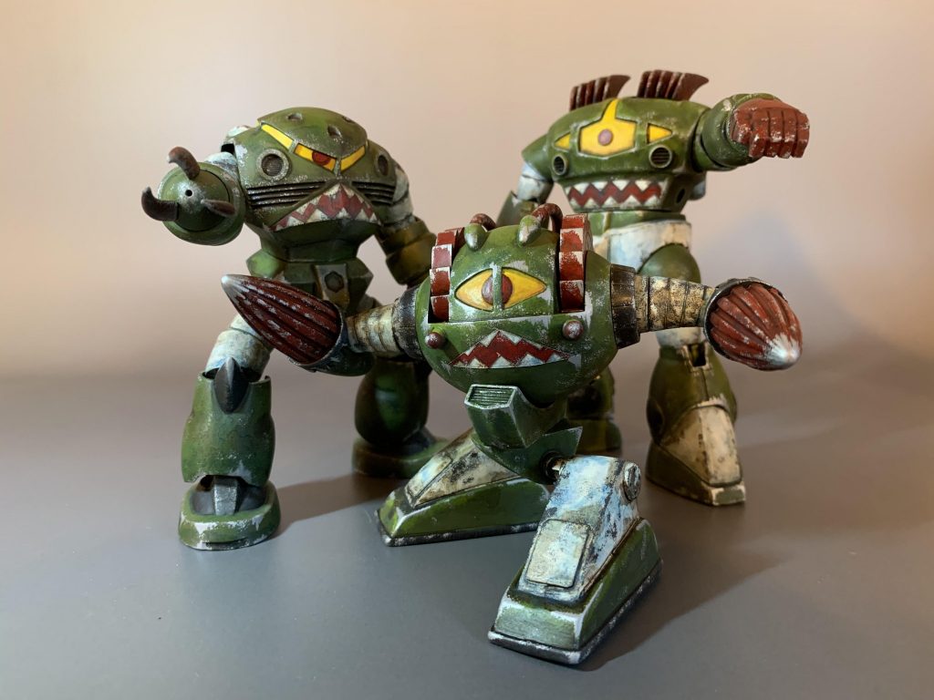 試作に使用される通常状態の３機。