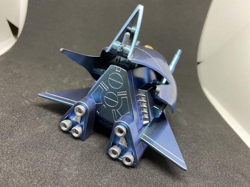 ディテールもシルバーを流し込み。メカメカしさが増した感じもして楽しかったり