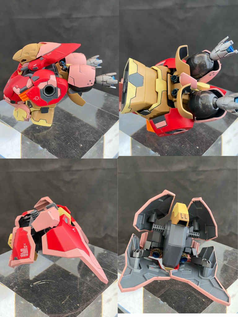 デカールは少な目にしてます。サイズがMGぐらいあるので、かなりの迫力があります。