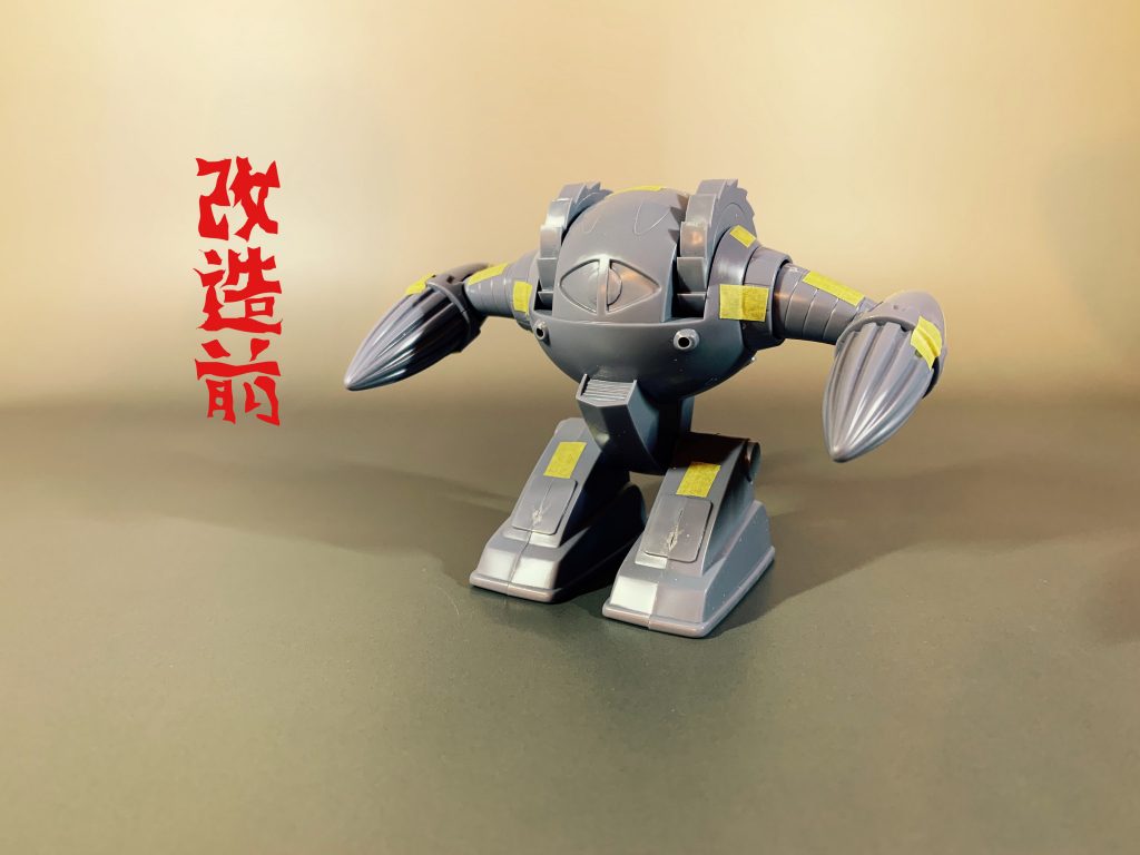 素組みしたままの改造前はこんな感じです。