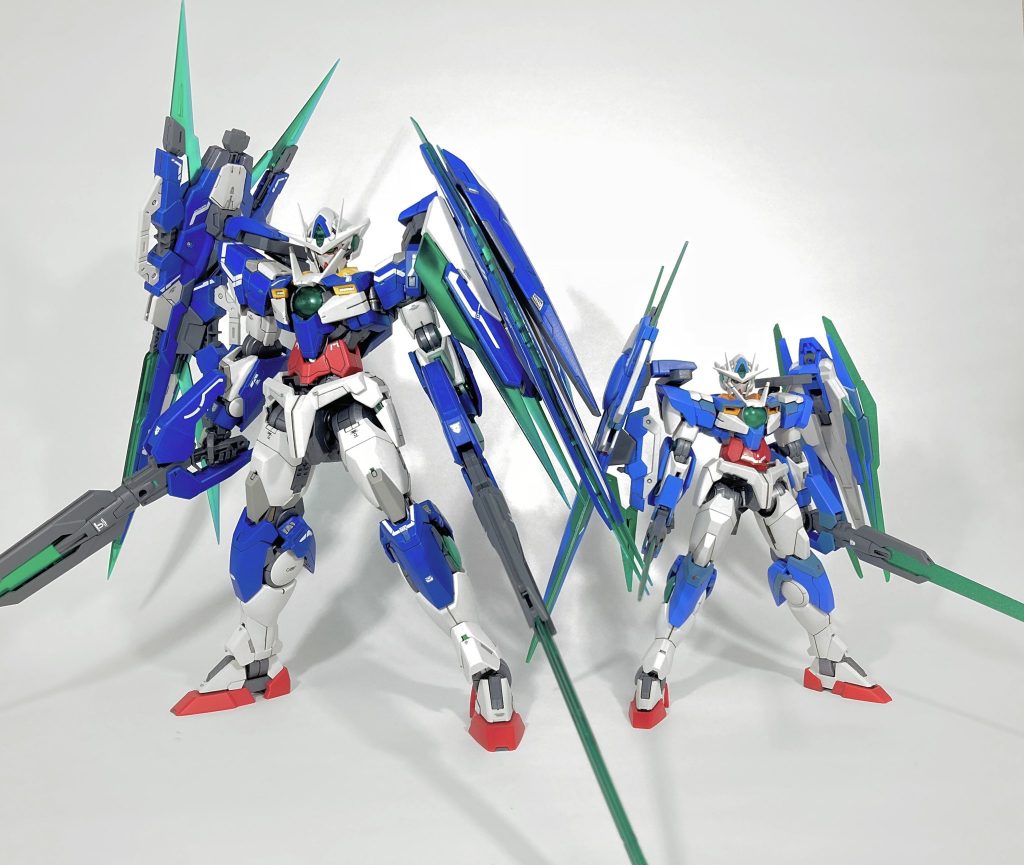 MG/HGツーショットで。  