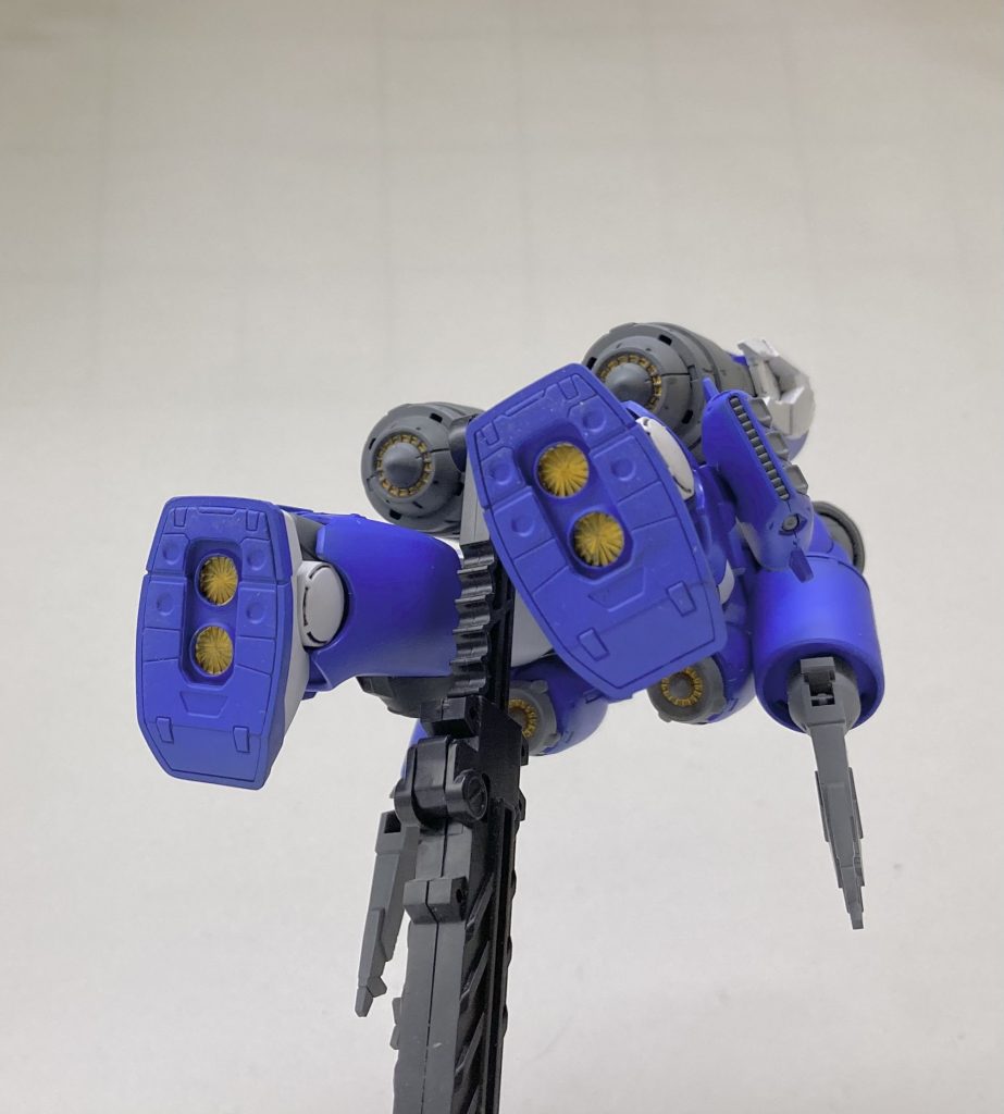 一応足裏のバーニアも水中用ぽくしてあります。