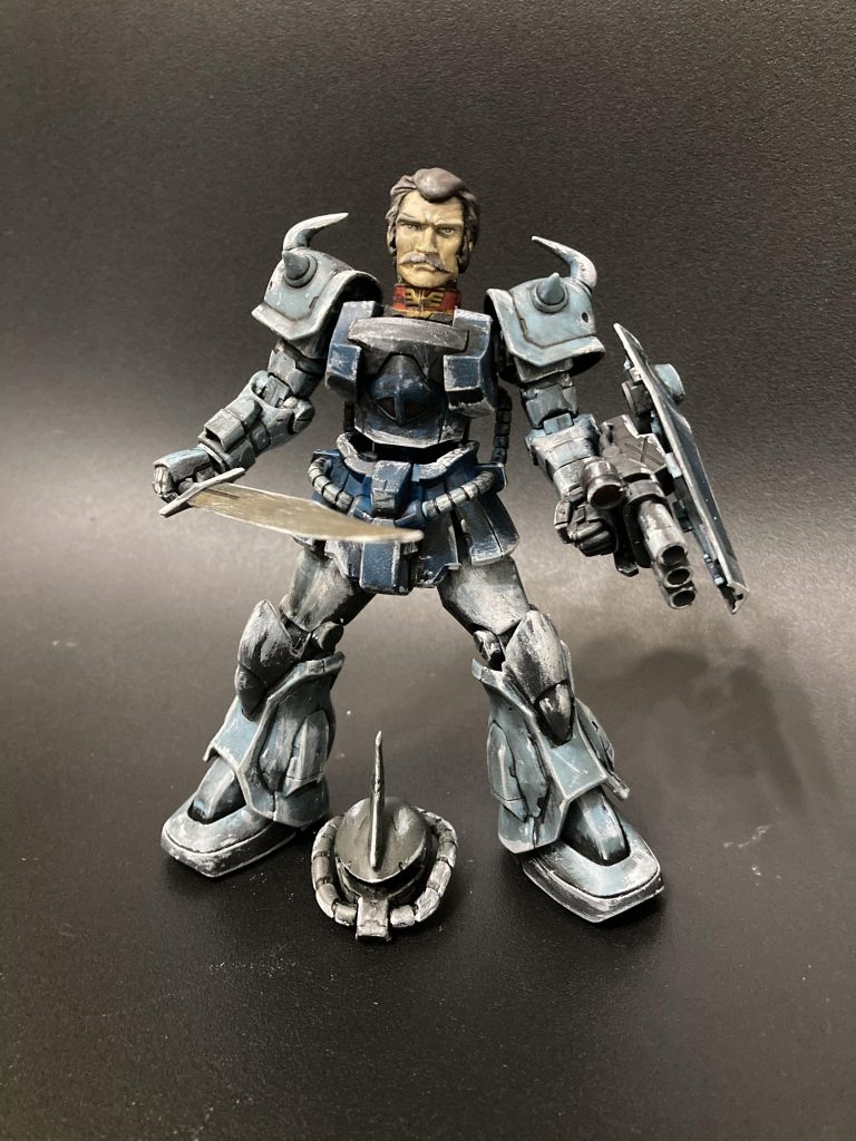 ペプシボトルキャップ第三弾てす。今回はHGUCグフカスタムをベースに製作しました。