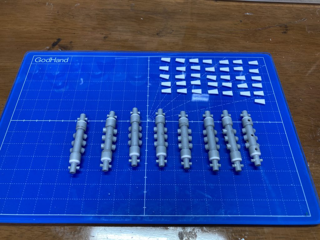 コーナーポストフルスクラッチ正面の一機分だけ電飾加工してます