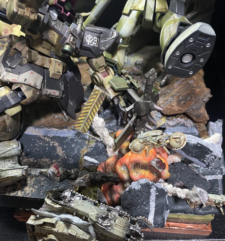 爆撃された道路、撃墜された戦車もワッパの運命は‼︎