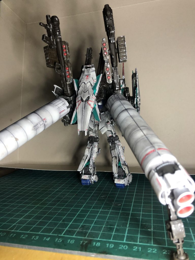 ブースターの汚し具合気をつけた