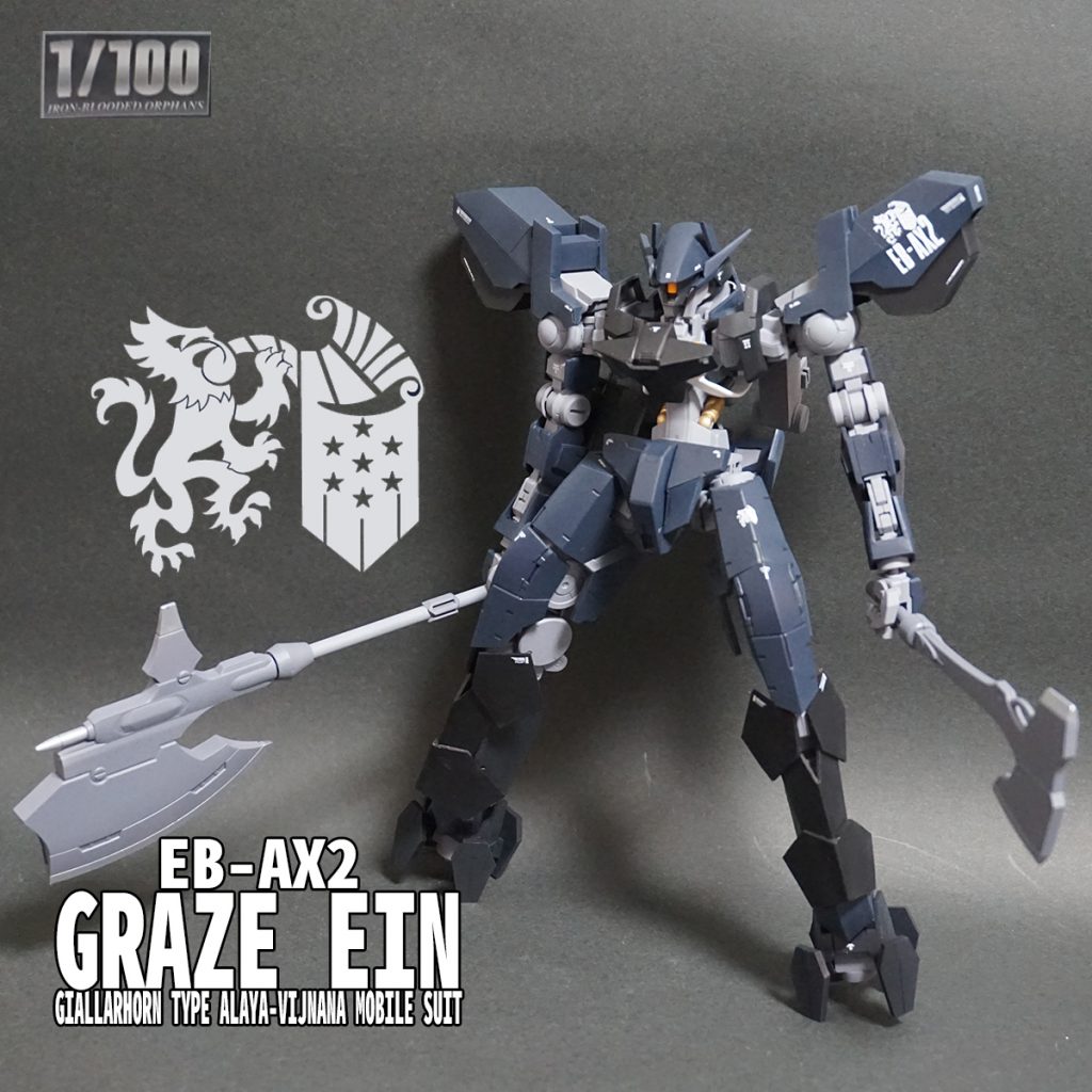 アックスは通常のモノと大型のモノを装備させています。