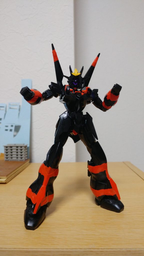 足首はレッドベレー、Ez‐SRの余り物と紙粘土で製作