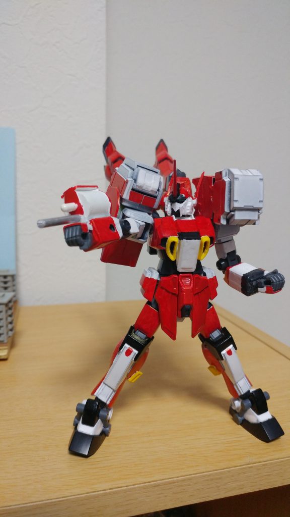 リボルビンクバンカーここは瓶ラムネの蓋とランナーで再現