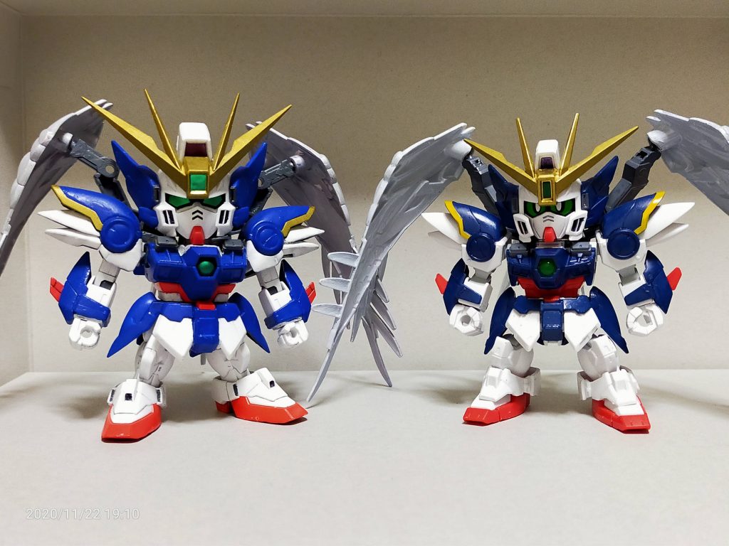 クロスシルエットと並べてツーショット