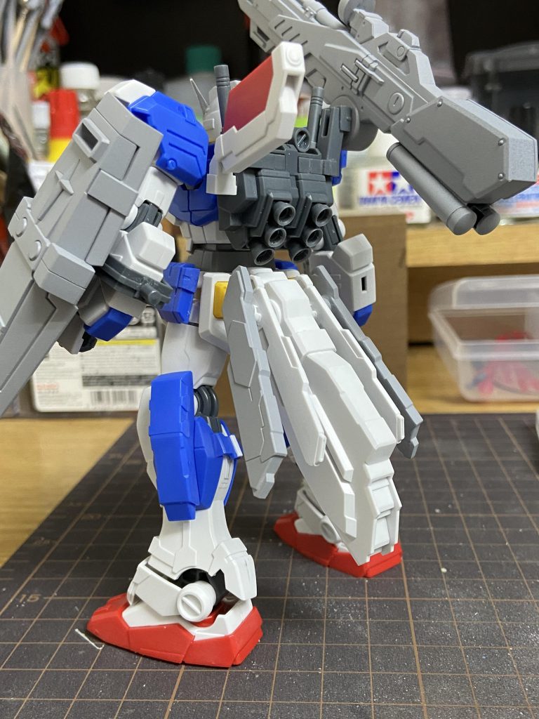 塗装前、後ろから