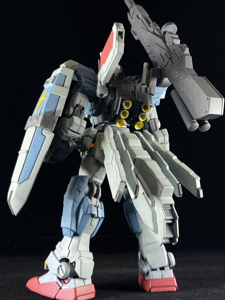 足の中身が塗装できてないですね、反省。