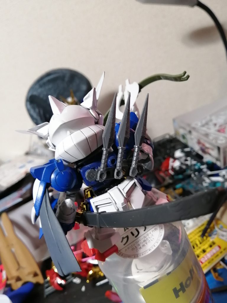 バックショット。騎士?と思ってしまいそうな背中ですね😅