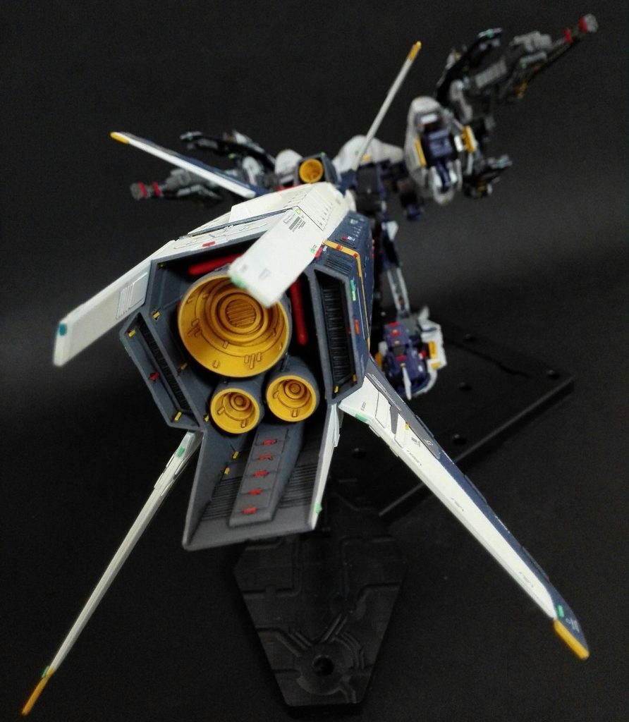 更にギャプラン・ブースターを増設してウーンドウォート・ラー(第ニ形態/巡航形態)のMA形態へ。これもHGUC ギャプランから流用しましたがオンライン販売されるようになったので今後は投稿が増えそうですね。