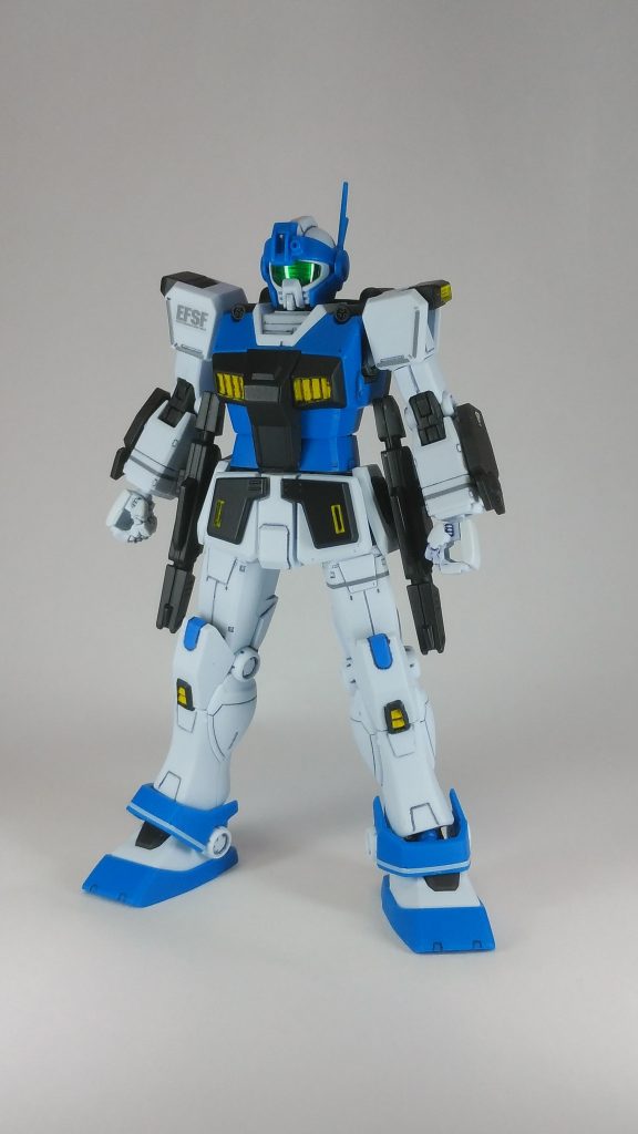 エアインテーク等はアクリジョンイエローで塗装しました。