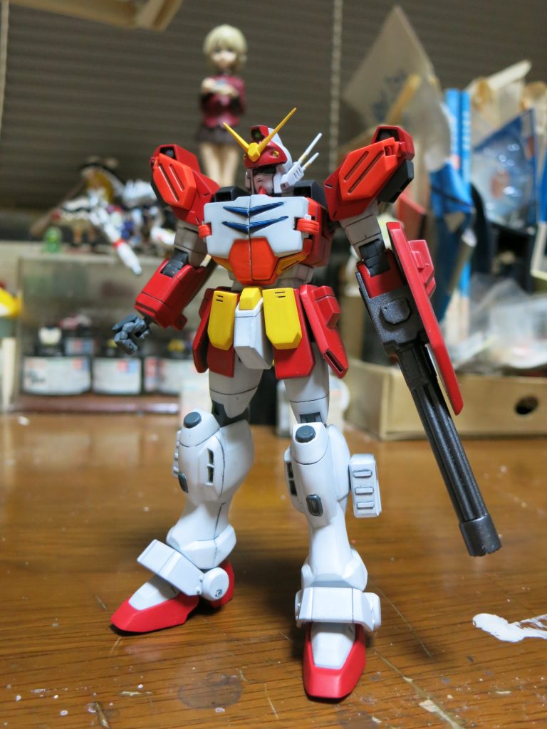 基本は旧版とＨＧＡＣウイングゼロのミキシング。所々ウイングゼロのラインが見えると思います。