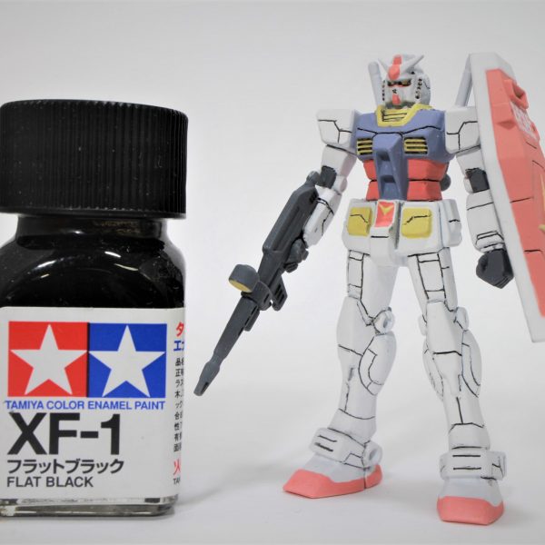 ガンダム(ガンダム名鑑ガム) スジボリ・全塗装