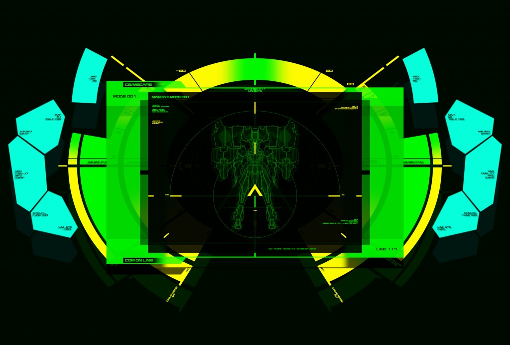 台座用に描いたモニターグラフィックです。