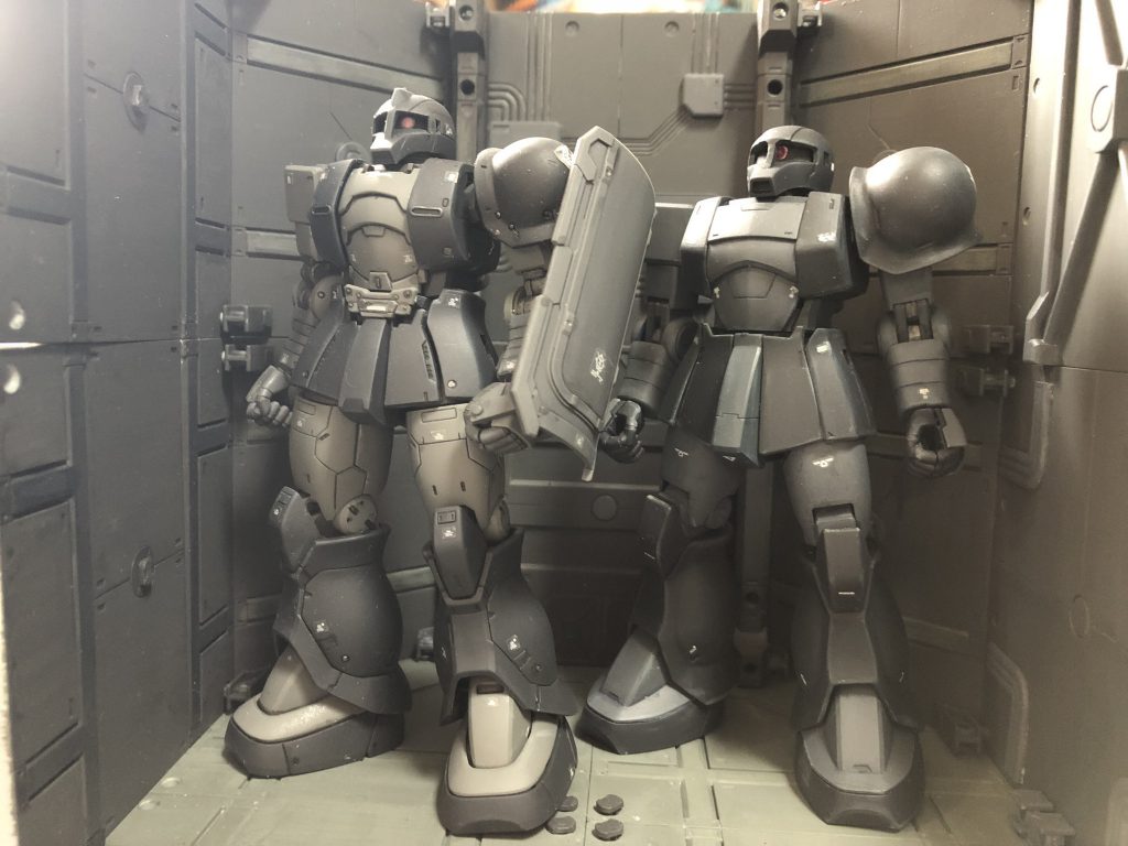 せっかくなので２ショットを。彼らが新鋭機だったころは憧れの機体だったのでしょうか。