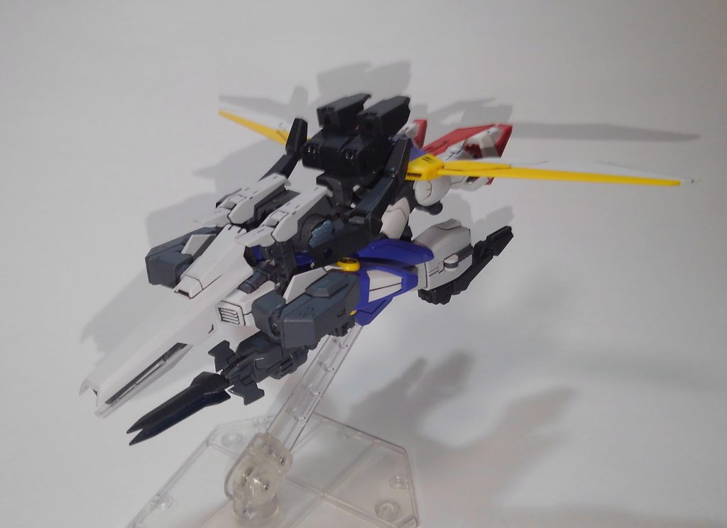 組み替えてバードモードへ。アメイジングブースターは外しますが、あれも自律兵器になりますからねw