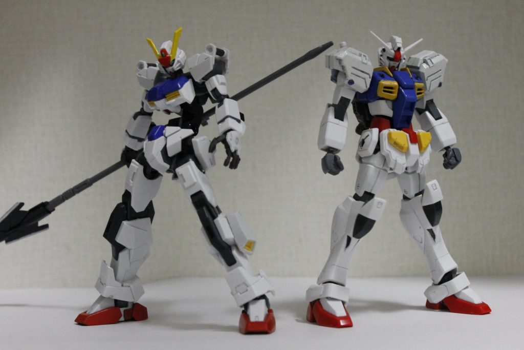 ３年前に作った自分専用機「オーガスガンダム」と。