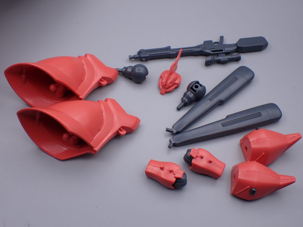 合わせ目けし、段落ちモールド処理した箇所