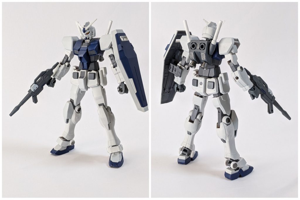 基本組み換えで接着部分がないので、GBNベースガンダムのカラバリとしても飾ることができます。