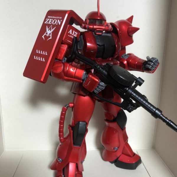 MG シャア専用ザク Ver.2.0 塗装済完成品