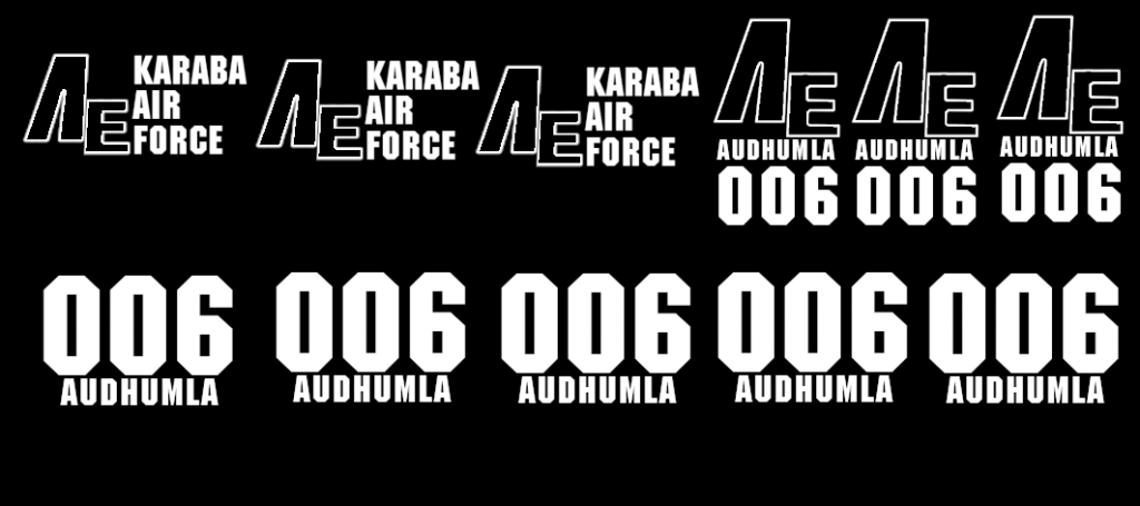 デカールデータです。抜き文字はちょっとガタガタしています。研究中