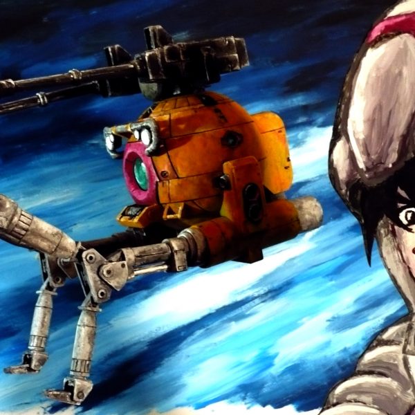 ボールK型　イラスト風塗装