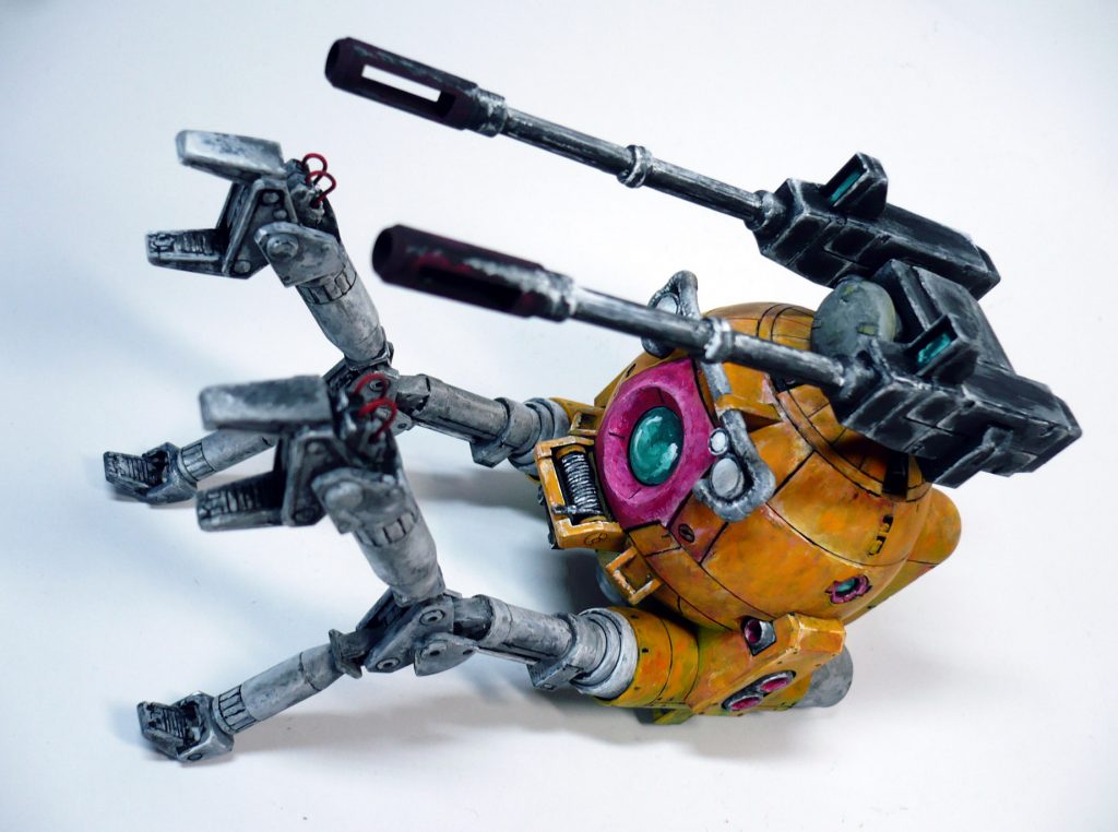 各部の可動は生きてますが塗装が剥がれそうなので延々と固定ポーズです。