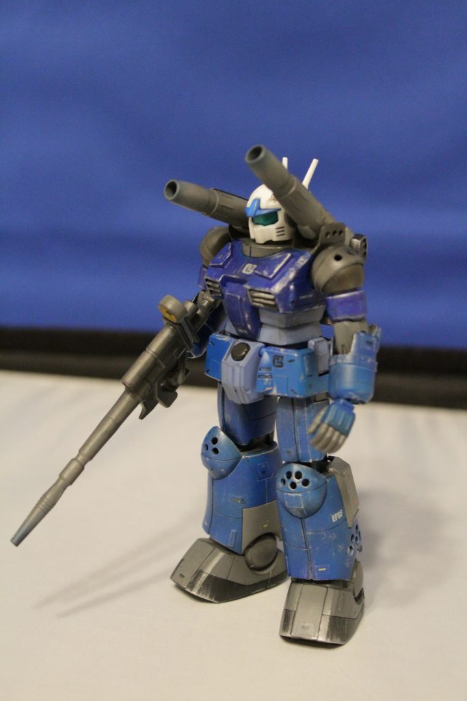 ビームライフル砲身延長してみたりスジ彫り練習したりプラ板切り貼りしたりブチ穴開けるの楽しいっ！ 