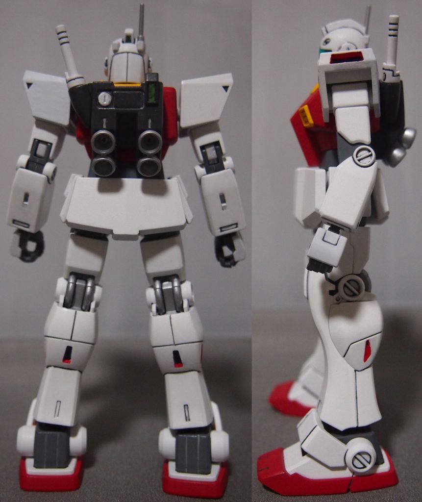 〃  背面&左側面図。